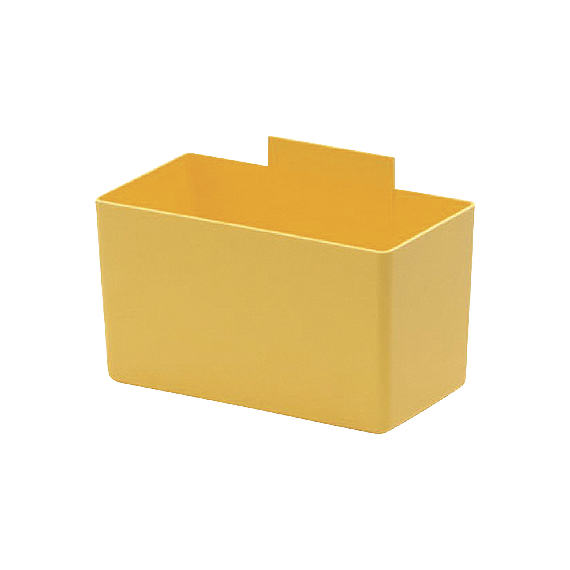 Quantum Storage Bin Cup, 5 1/8in. x 2 3/4in. x 3in. Size, Yellow, Carton of 48, Model# QBC112YLCS